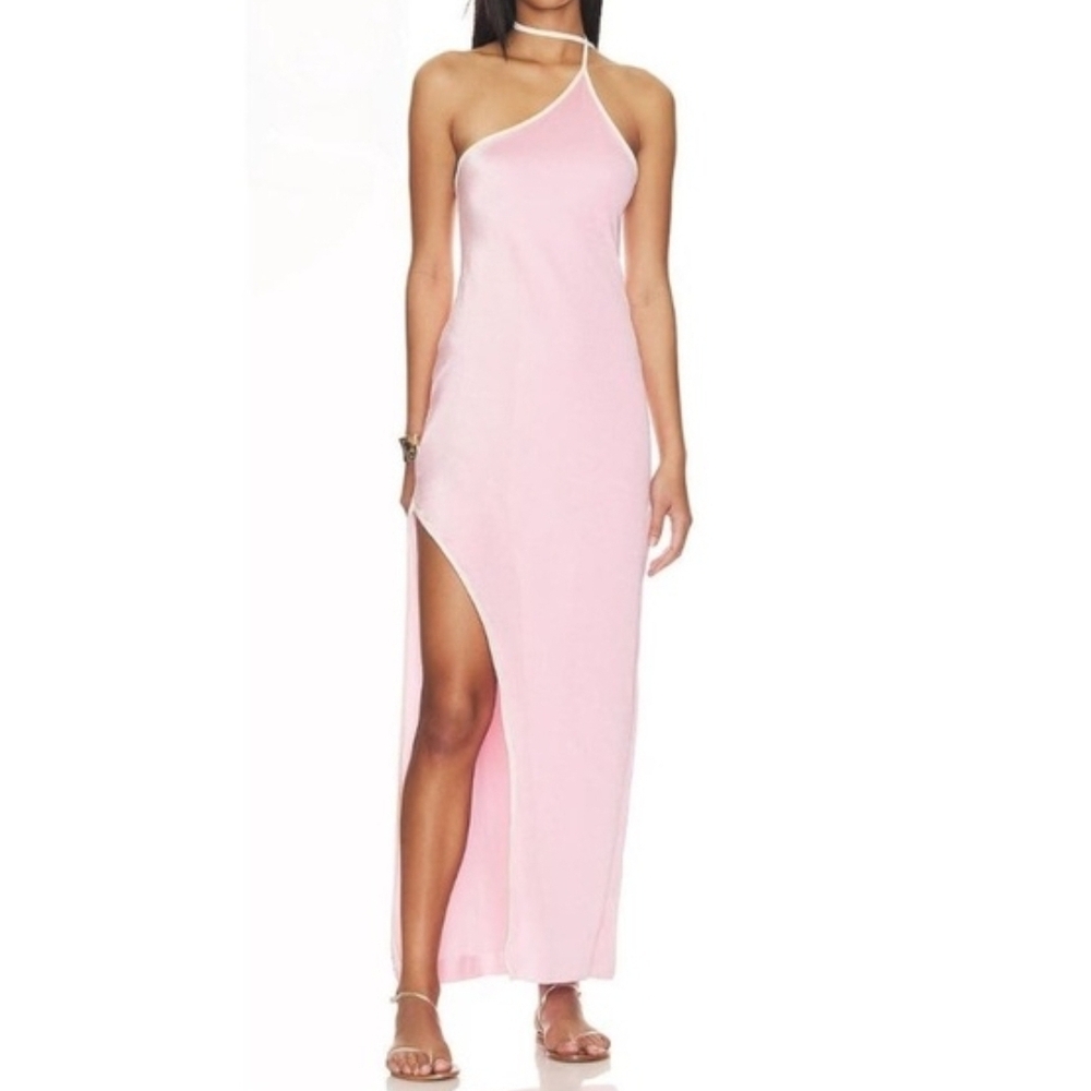 Baobab Collection 'Anna' ONE  SHOULDER BABY Pink Dress SZ M